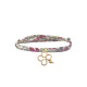 Bracelet Liberty Personnalisé pour Bébé avec Trèfle