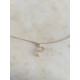 Collier personnalisé grande majuscule sparkle P