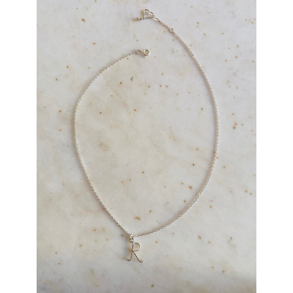 Collier Grande Majuscule Personnalisé R