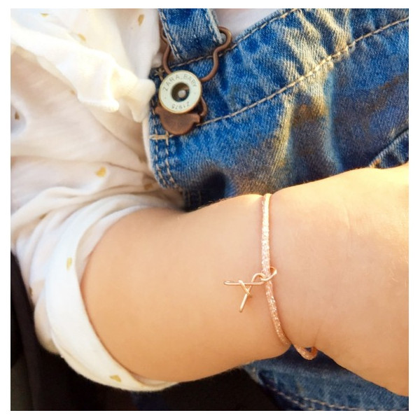 copy of Bracelet pailleté majuscule O