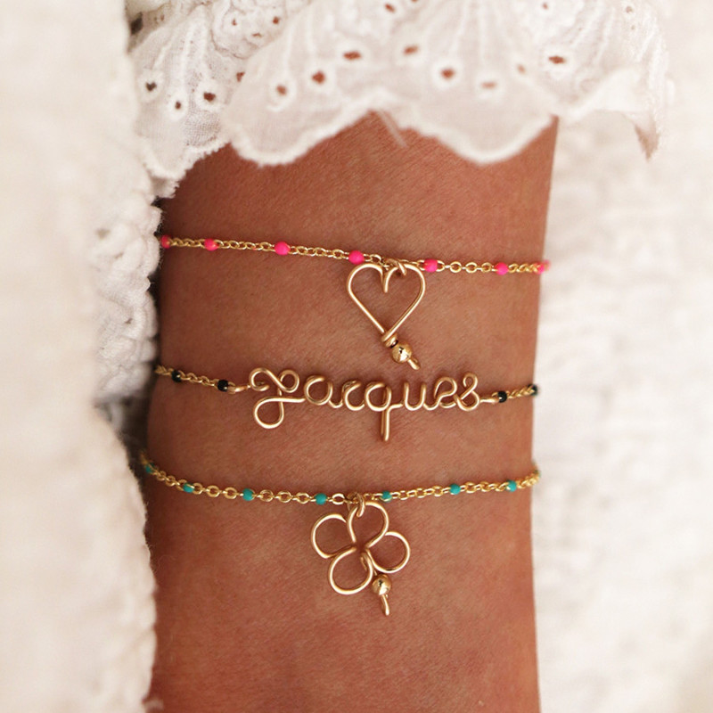 Lot De Bracelets Dorés À Chaîne Ajustable Fine | Accessoires | PLT FR