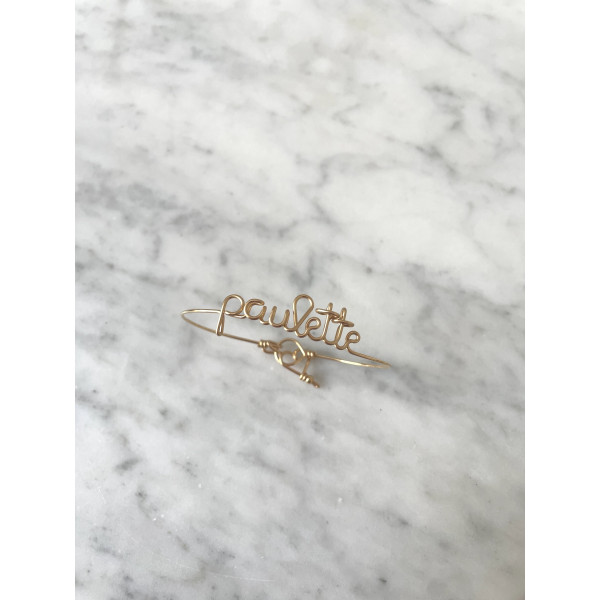 Jonc Personnalisé Paulette