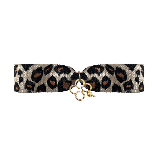 Bracelet mon trèfle léopard