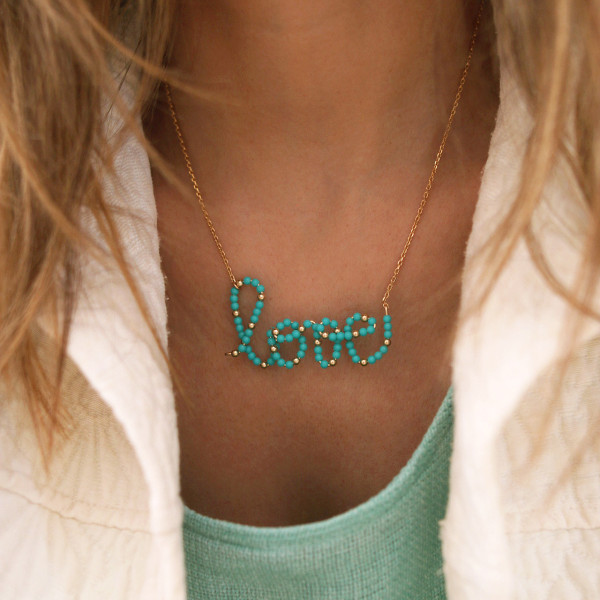 Collier "Love" Marrakech