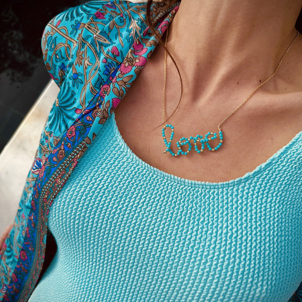 Collier "Love" Marrakech