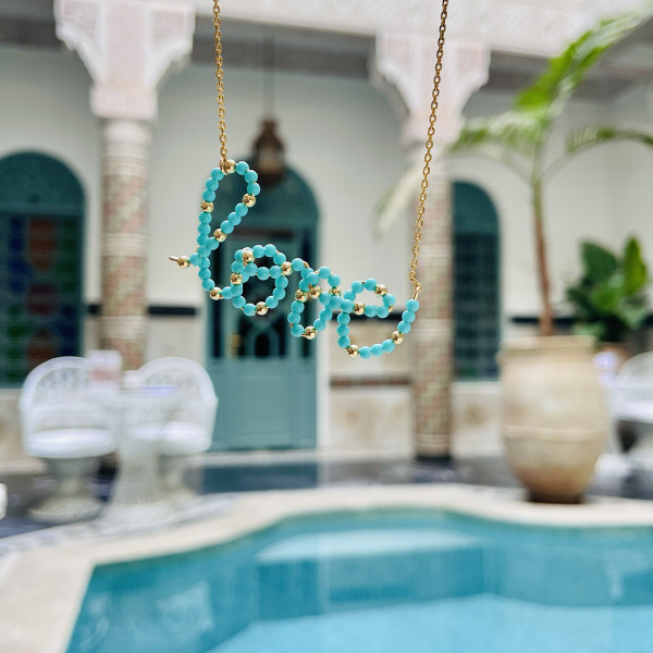 Collier "Love" Marrakech