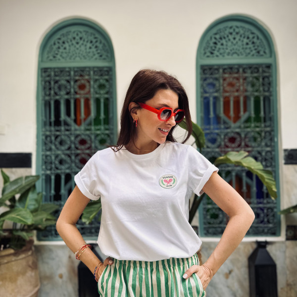 Tee shirt les jardins du tennis 35€