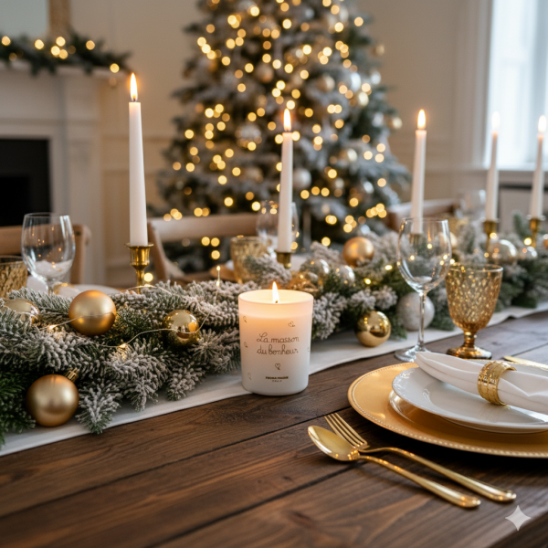 Bougie "La Maison du bonheur"