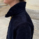 Surchemise colette velours marine