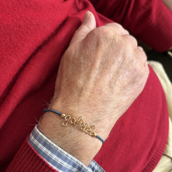 Bracelet homme torsadé personnalisé