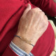 Bracelet homme torsadé personnalisé