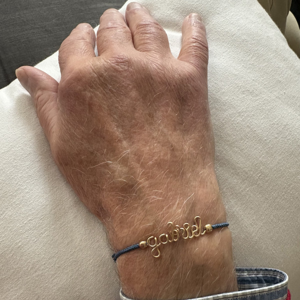 Bracelet homme torsadé personnalisé