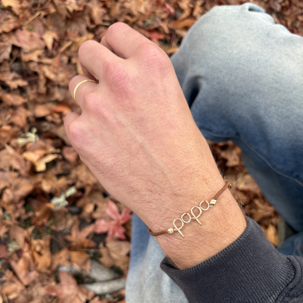 Bracelet papa torsadé