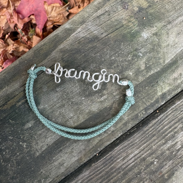 Bracelet frangin torsadé