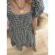 Robe BB vichy noir