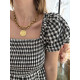Robe BB vichy noir