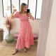 Robe BB vichy rouge