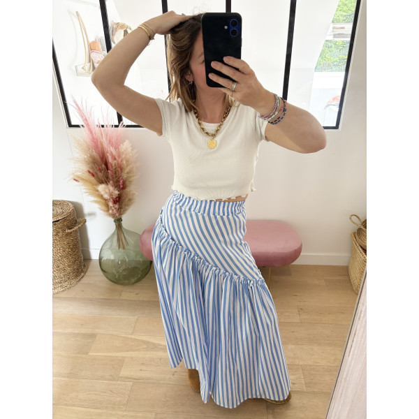 JUPE JULIA bleue