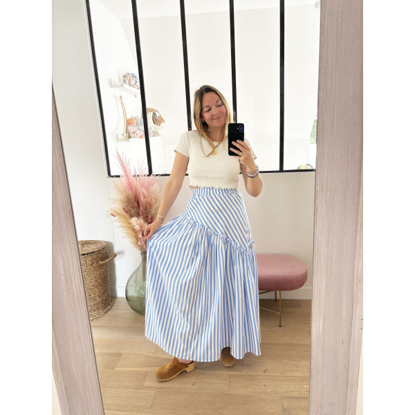 JUPE JULIA bleue