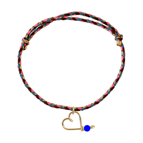 Bracelet lovely tresse "Merci pour cette belle année"