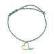 Bracelet lovely tresse "Merci pour cette belle année"