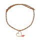Bracelet lovely tresse "Merci pour cette belle année"