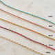 Bracelet lovely tresse "Nounou en or"