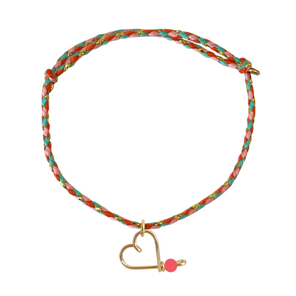 Bracelet lovely tresse "Maitresse en or"