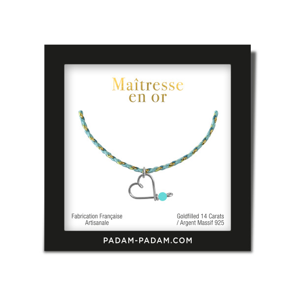 Bracelet lovely tresse "Maitresse en or"