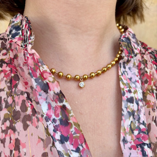Collier Vendôme perlé