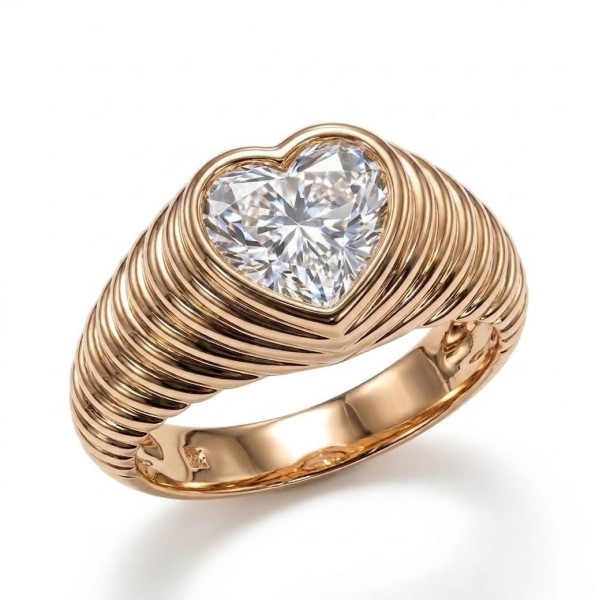 Chevalière coeur