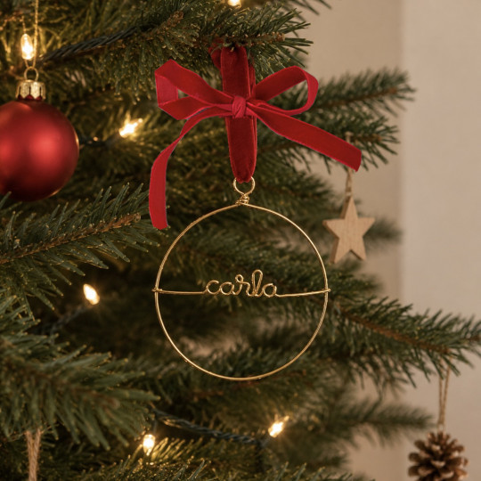 Boule de Noël personnalisée
