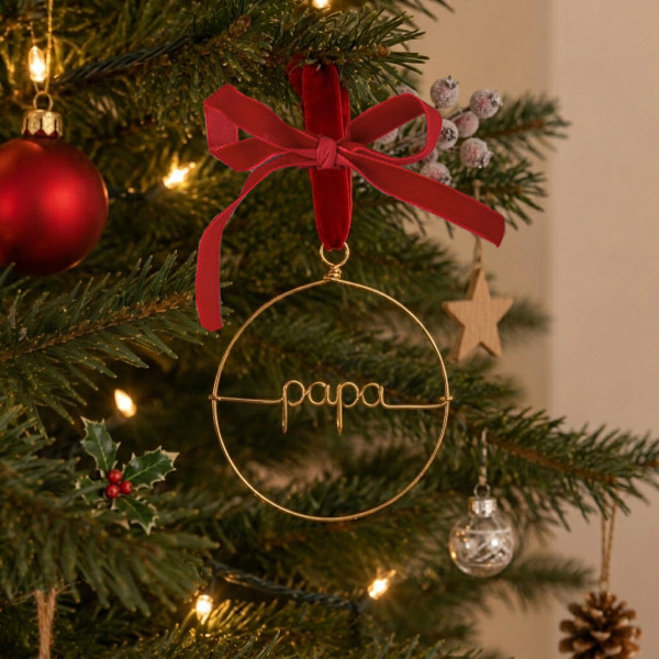 Boule de Noël papa