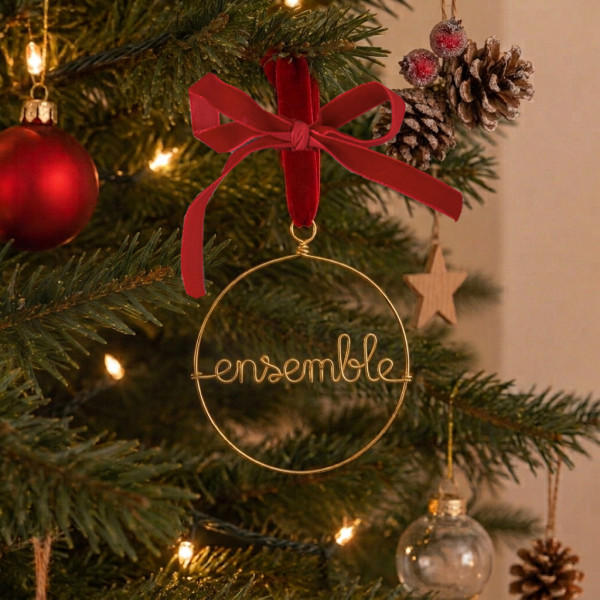 Boule de Noël ensemble