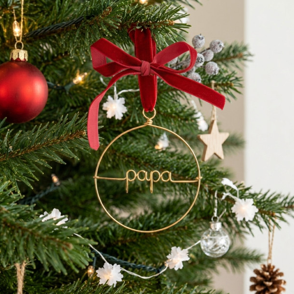 Boule de Noël papa