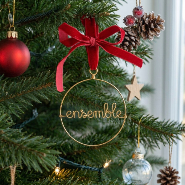 Boule de Noël ensemble