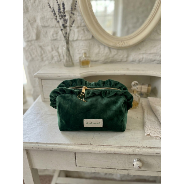 Trousse de beauté velours