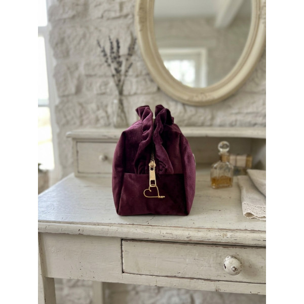 Trousse de beauté velours